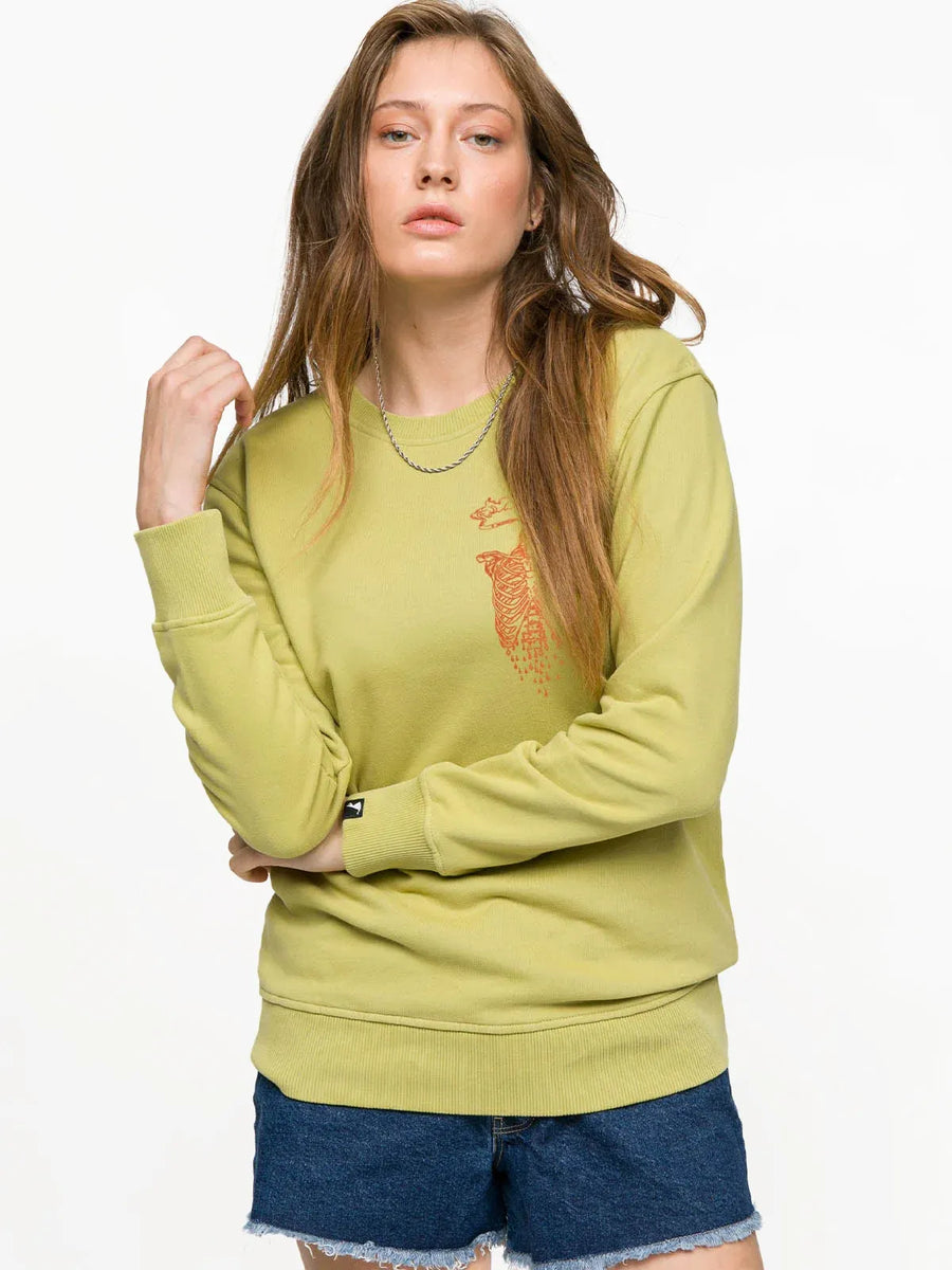 Don’t Think Woman Sweatshirt - Green | Porterist