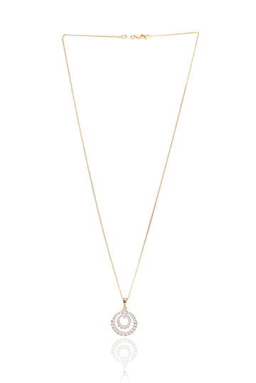 Diamond Almond Gold Necklace | Porterist