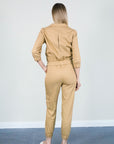 Camel Pocket Detailed Jacket And Trousers Set | Porterist