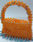 Hologram Bead Orange Handbag | Porterist