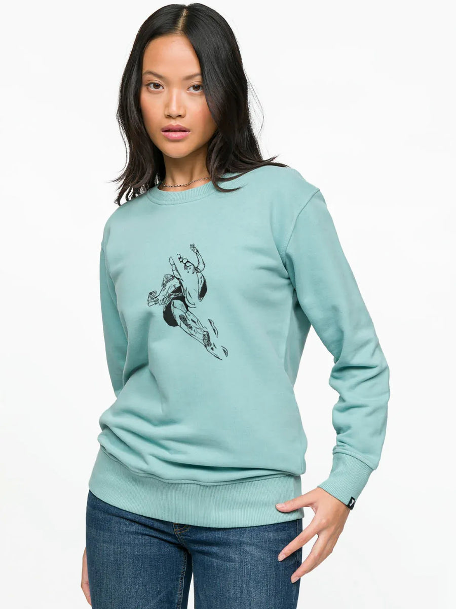 Life Woman Sweatshirt - Mint | Porterist