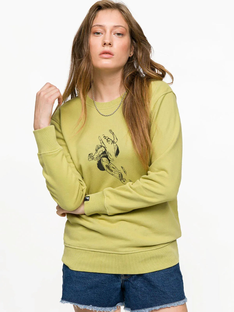 Life Woman Sweatshirt - Green | Porterist