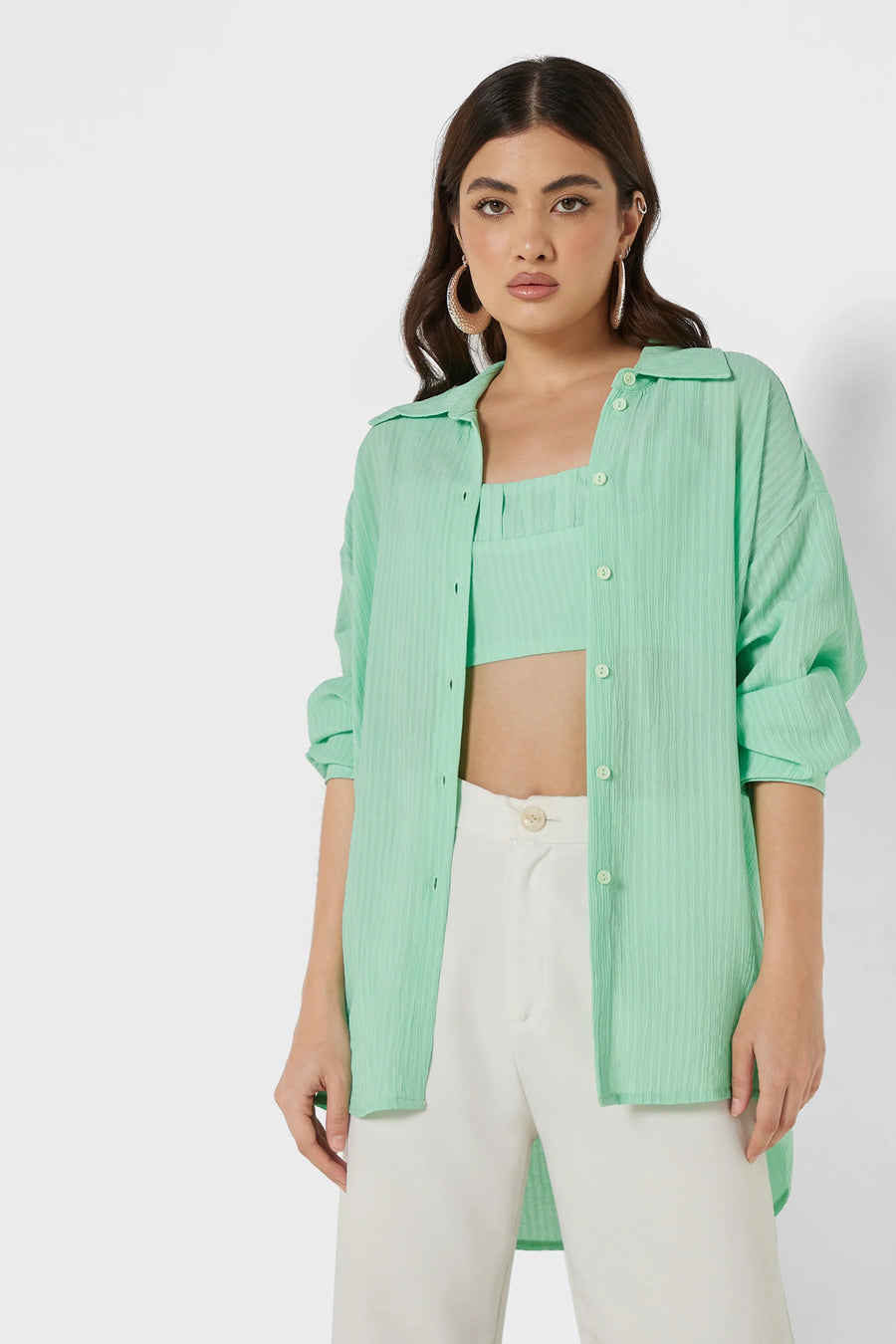 Oversized Twin Set Shirt | Porterist