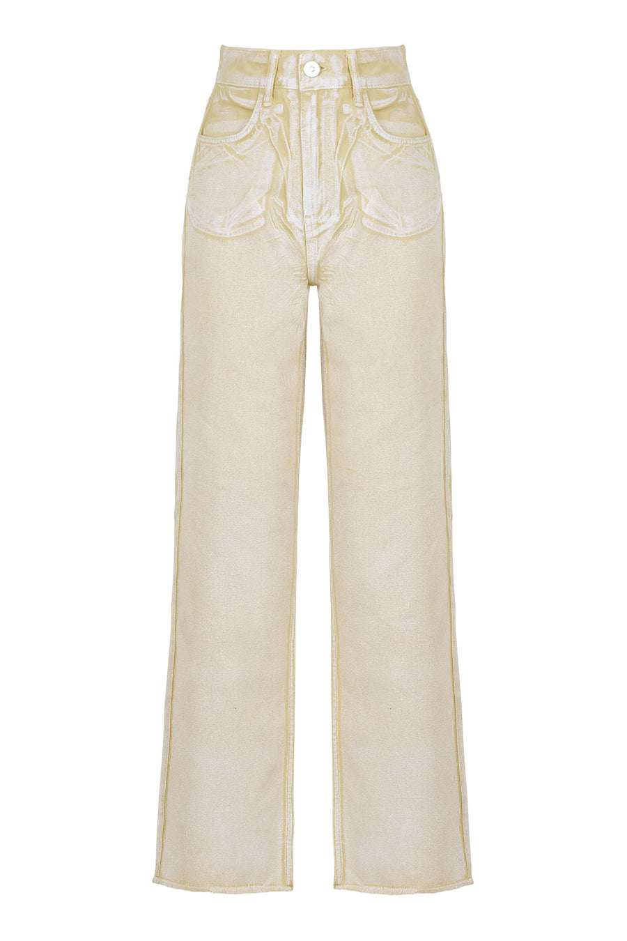 Metallic Straight Leg Jeans | Porterist