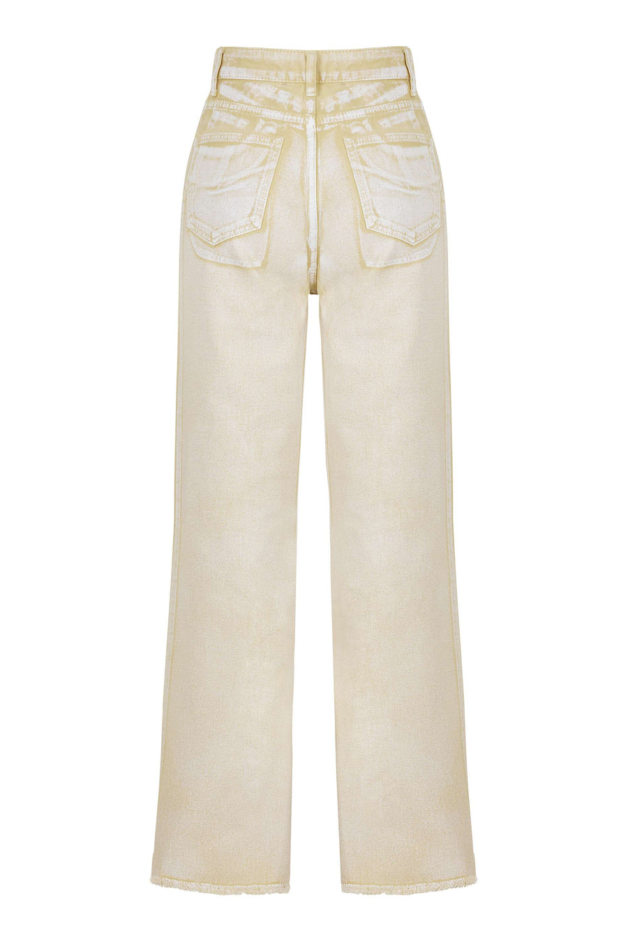 Metallic Straight Leg Jeans | Porterist