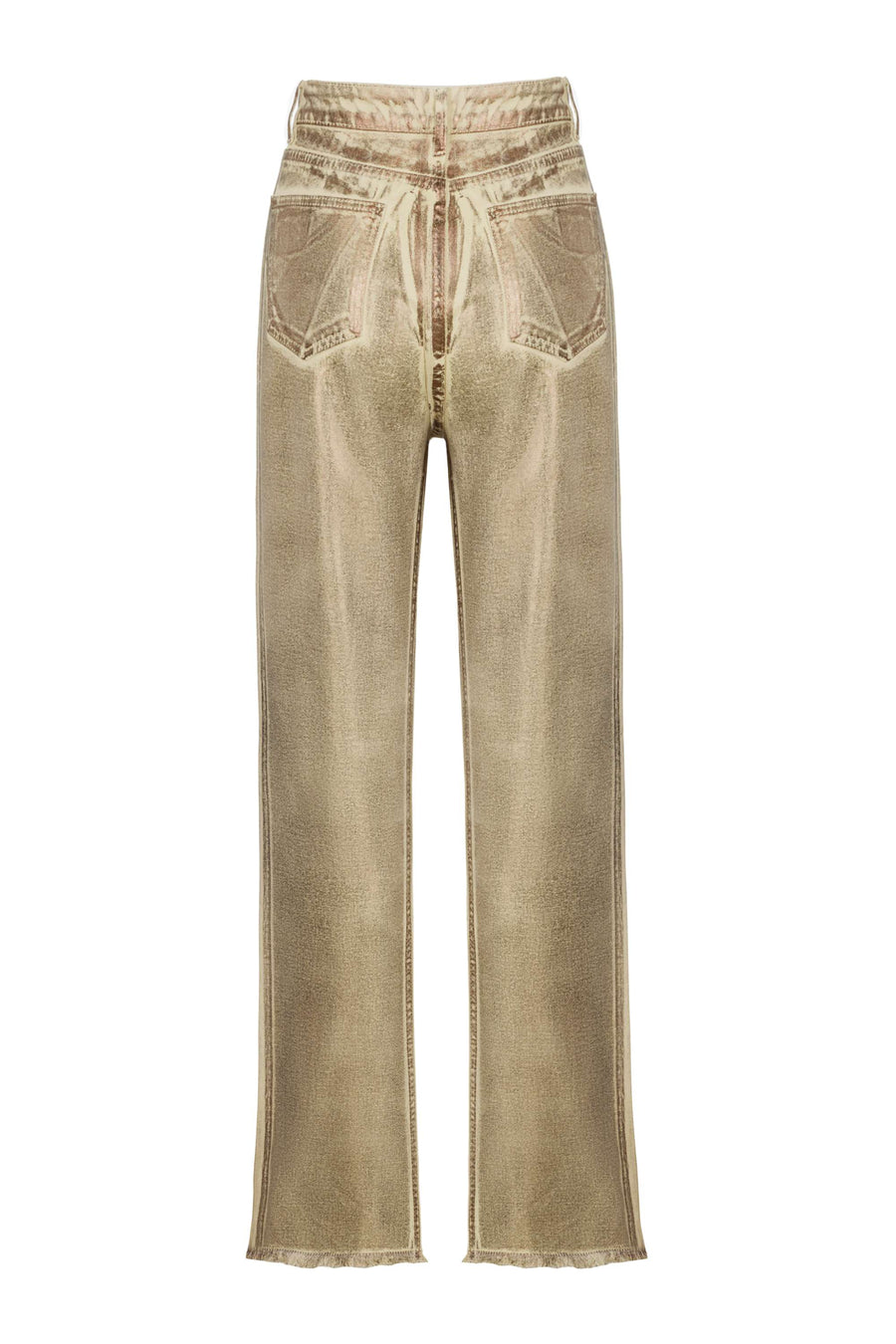 Metallic Straight Leg Jeans | Porterist