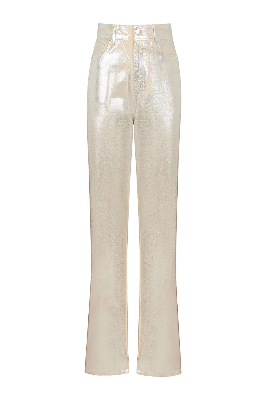 Metallic Straight Leg Jeans | Porterist