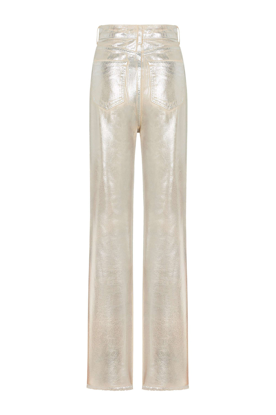 Metallic Straight Leg Jeans | Porterist