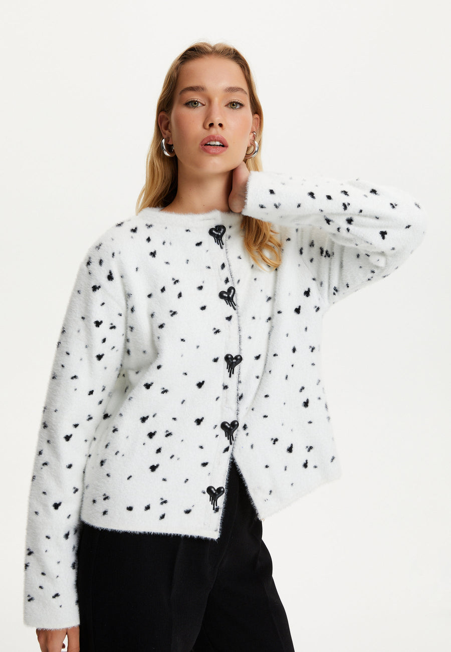 Printed Knit Cardigan | Porterist