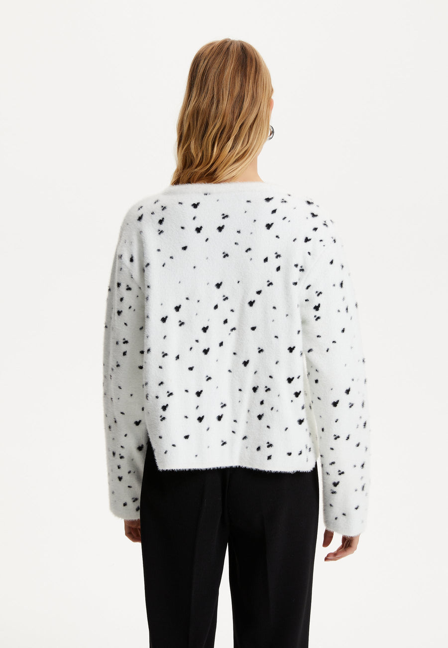 Printed Knit Cardigan | Porterist