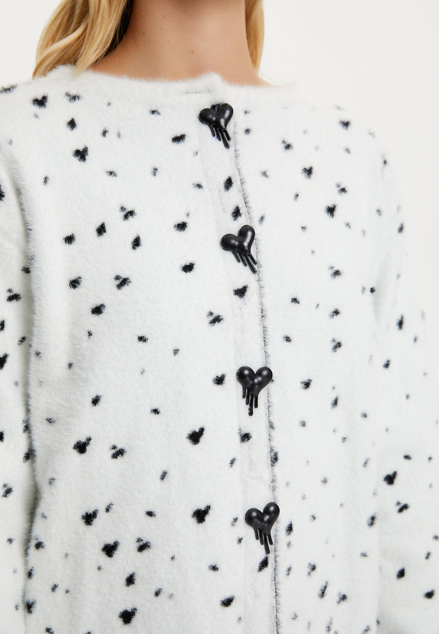 Printed Knit Cardigan | Porterist