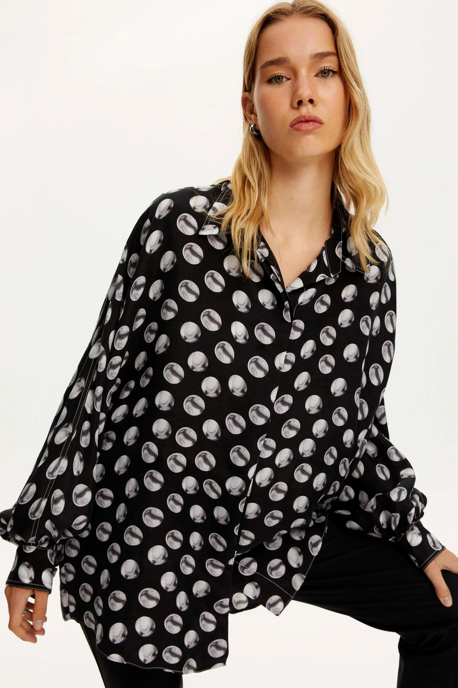 Printed Oversized Shirt | Porterist