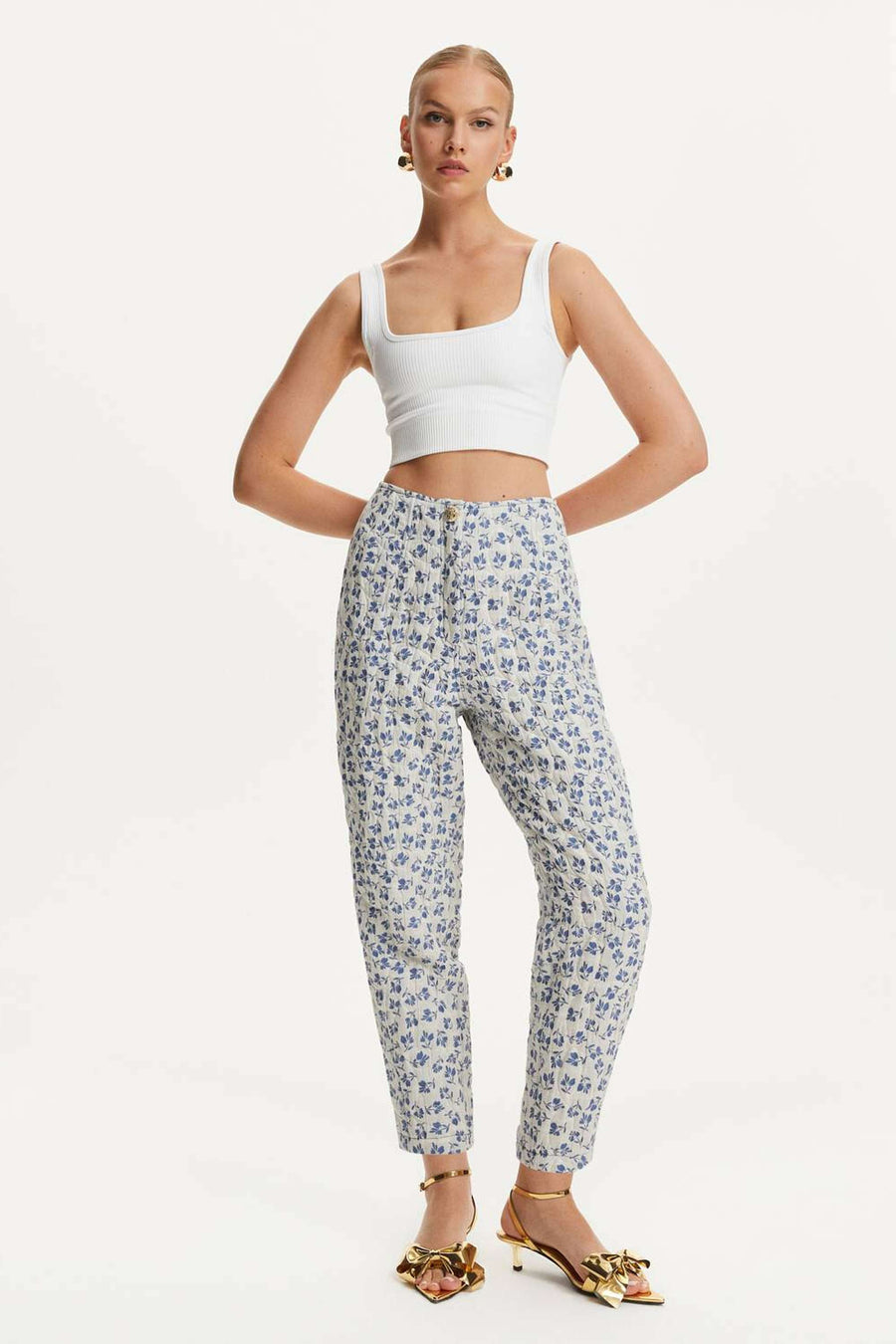 Floral Quilted Pants | Porterist