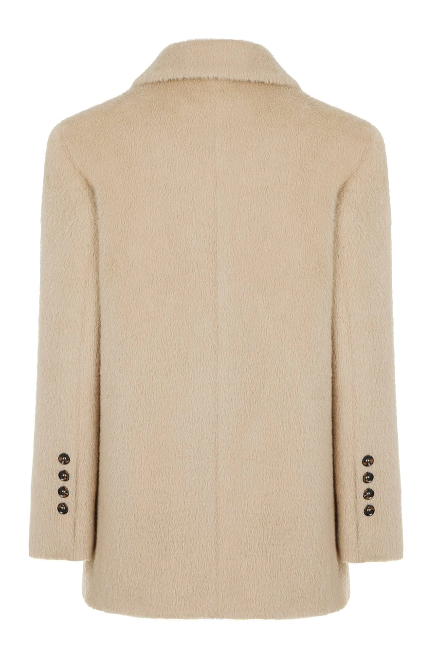 Faux Fur Double - breasted Jacket | Porterist