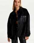 Lapel Collar Faux Fur Jacket | Porterist