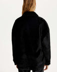 Lapel Collar Faux Fur Jacket | Porterist