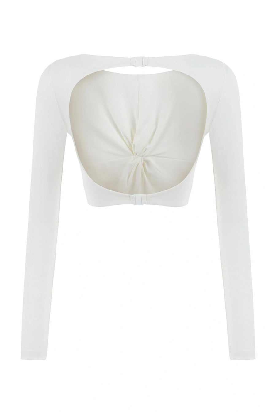 Crop Top Ivory With Knot | Porterist