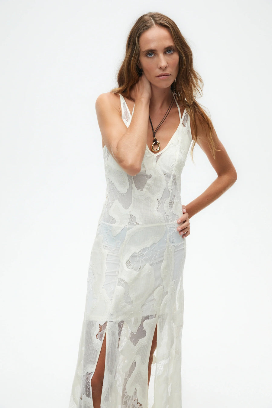 Embroidered Long Dress | Porterist