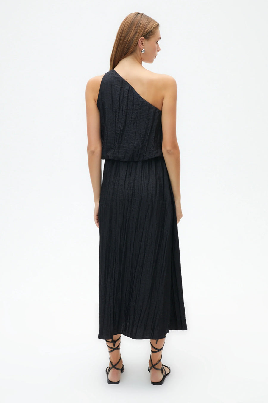 One Shoulder Dress With Accessory Detail | Porterist