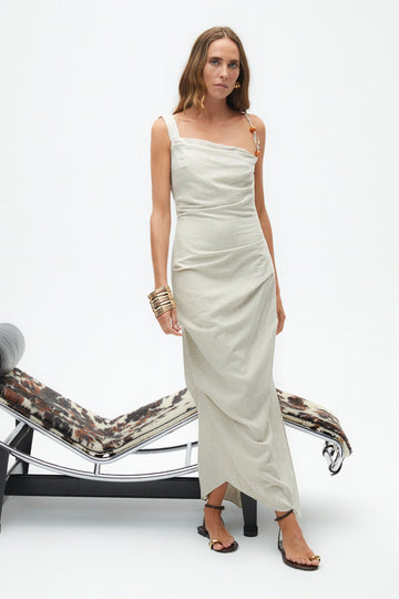 Long Dress With Accessory Strap | Porterist