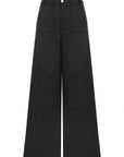 Ecru Contrast Top Stitching Pants | Porterist