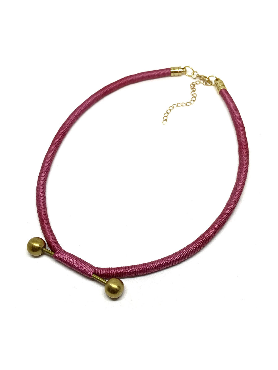 Brassball Fuchsia Choker | Porterist