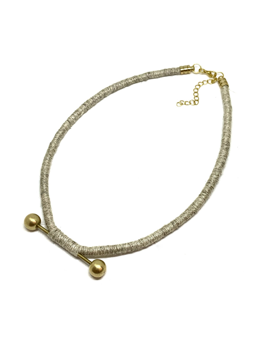 Brassball Natural Hemp Choker | Porterist