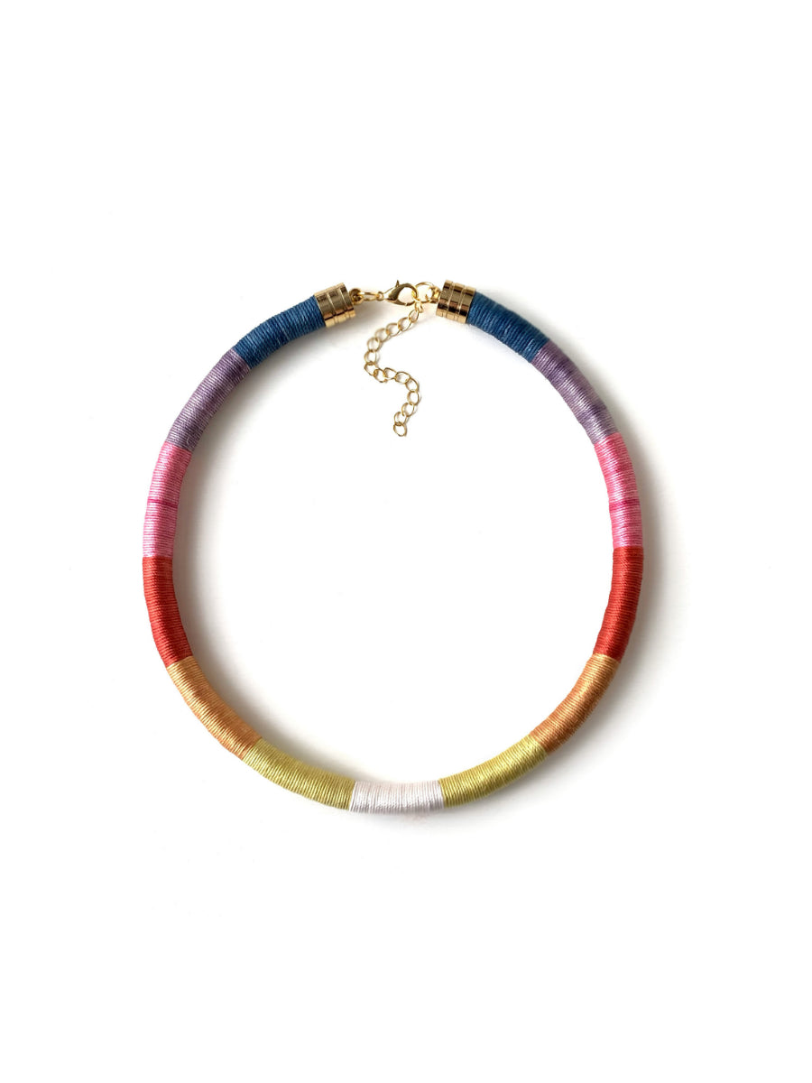 Rainbow Bow Choker | Porterist