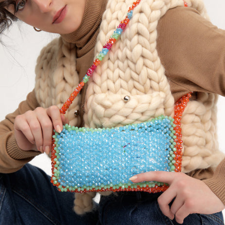 Rainbow Bead Color Shoulder Bag | Porterist