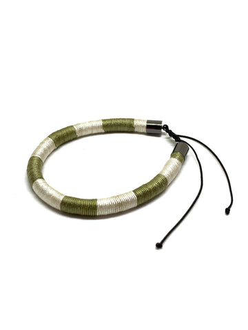 Striped Green Bracelet | Porterist