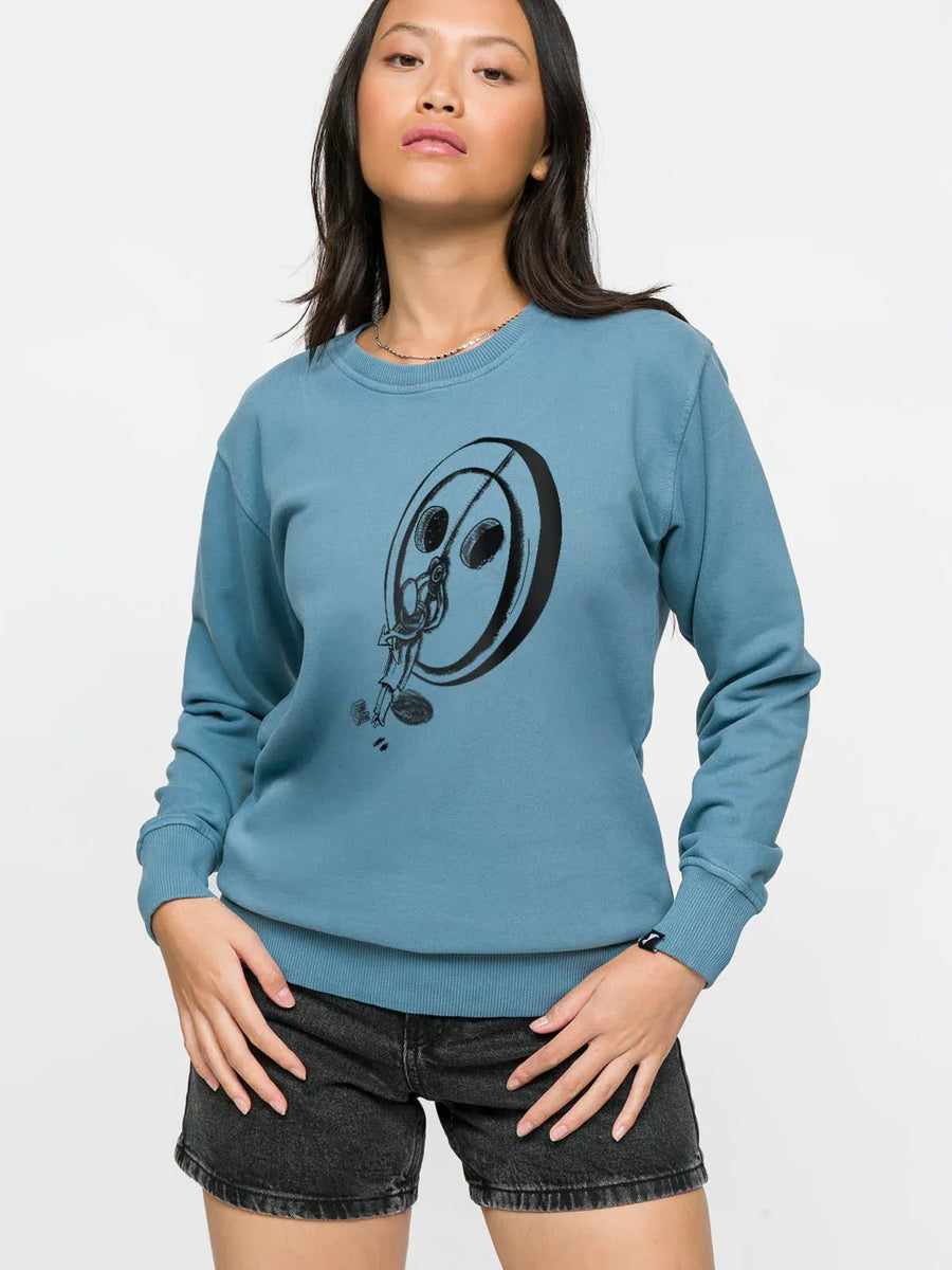 Time Woman Sweatshirt - Blue | Porterist