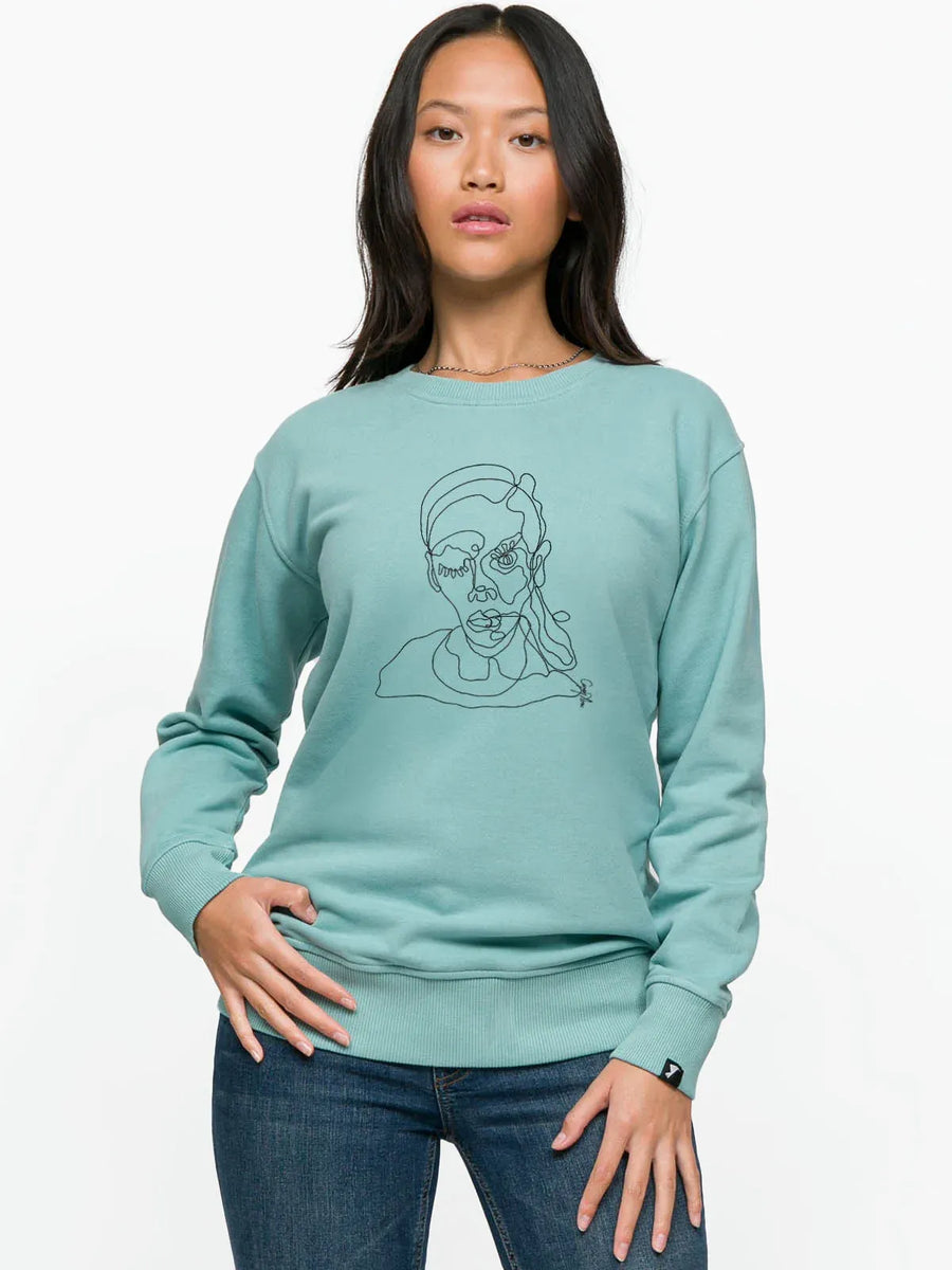 Yogi Woman Sweatshirt - Mint | Porterist