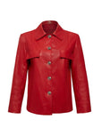 Red Aphrodite Leather Jacket | Porterist