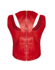 Red Aphrodite Leather Top | Porterist