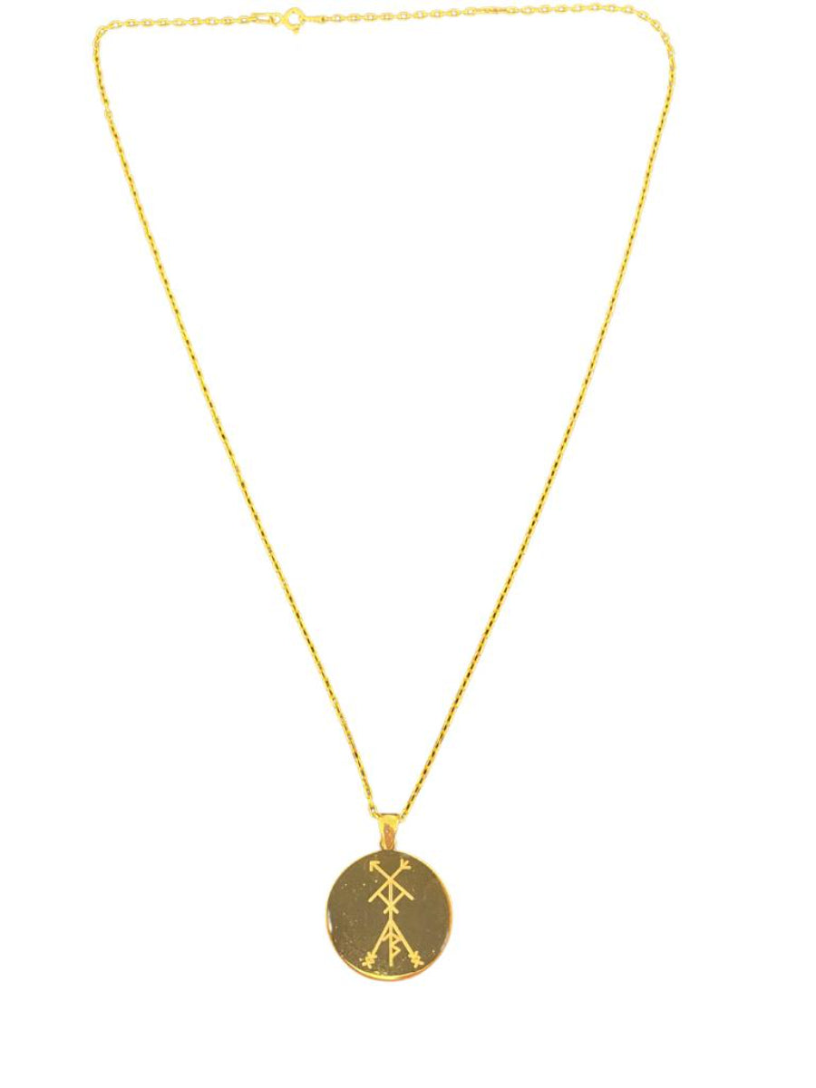 Asina Talisman Necklace - Gold | Porterist