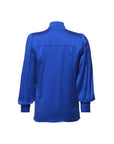 Blue Pure Silk Cecilia Shirt | Porterist