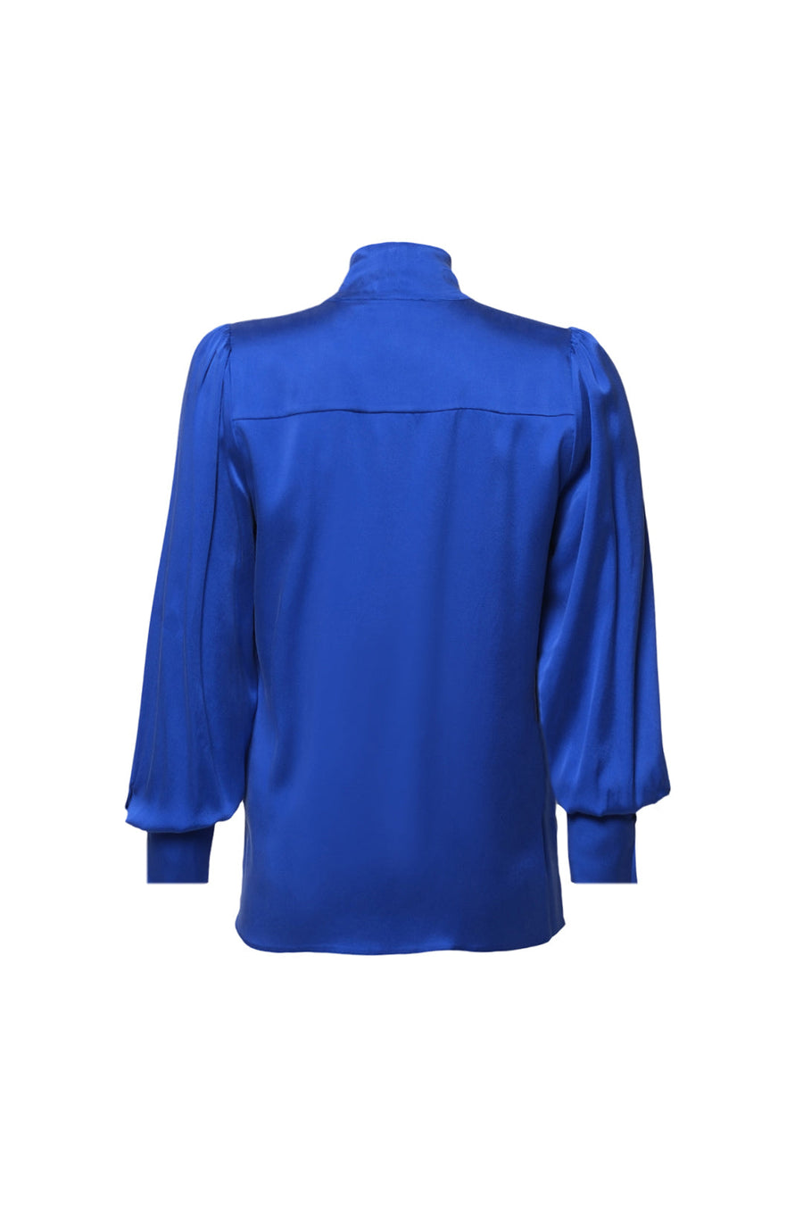 Blue Pure Silk Cecilia Shirt | Porterist