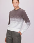 Patterned Bicycle Neck Knit Mink | Porterist