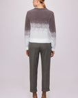 Patterned Bicycle Neck Knit Mink | Porterist