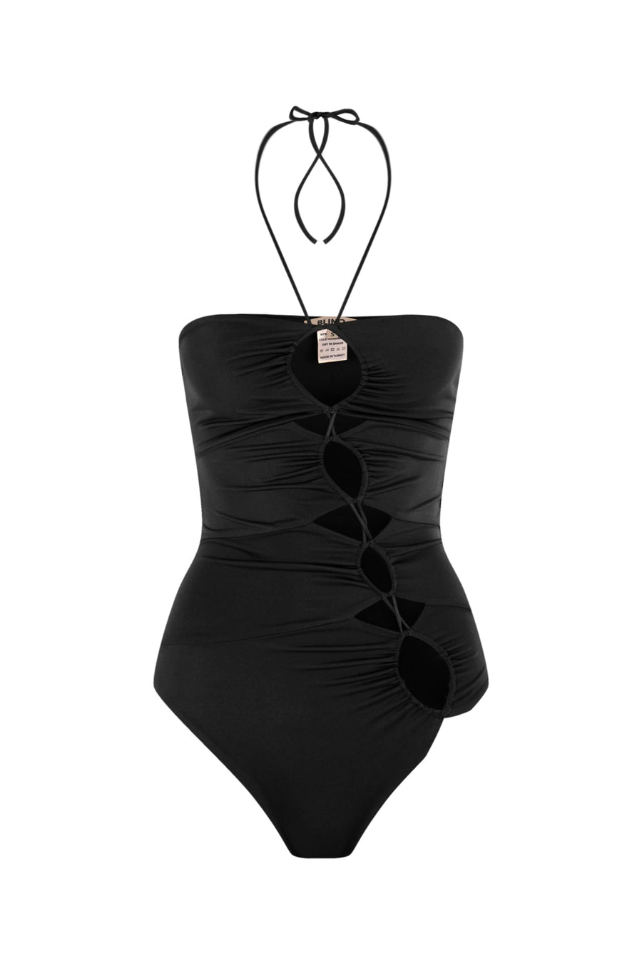 Cut - out One Piece Black | Porterist