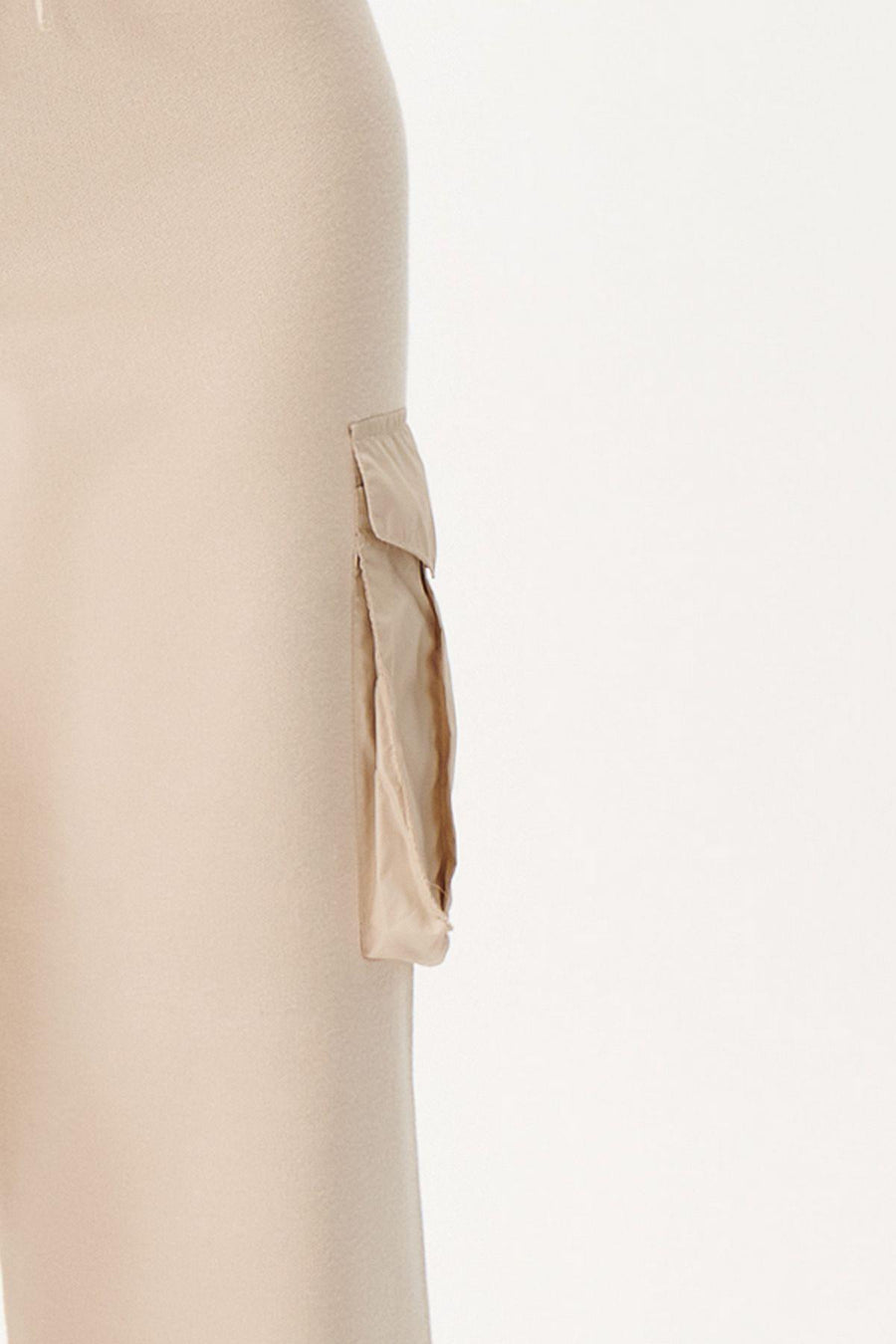 Pocket Detail Cargo Trousers - #beige #Cargo #Detail #Pocket
