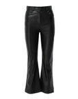 Leather Black Fit Pants | Porterist