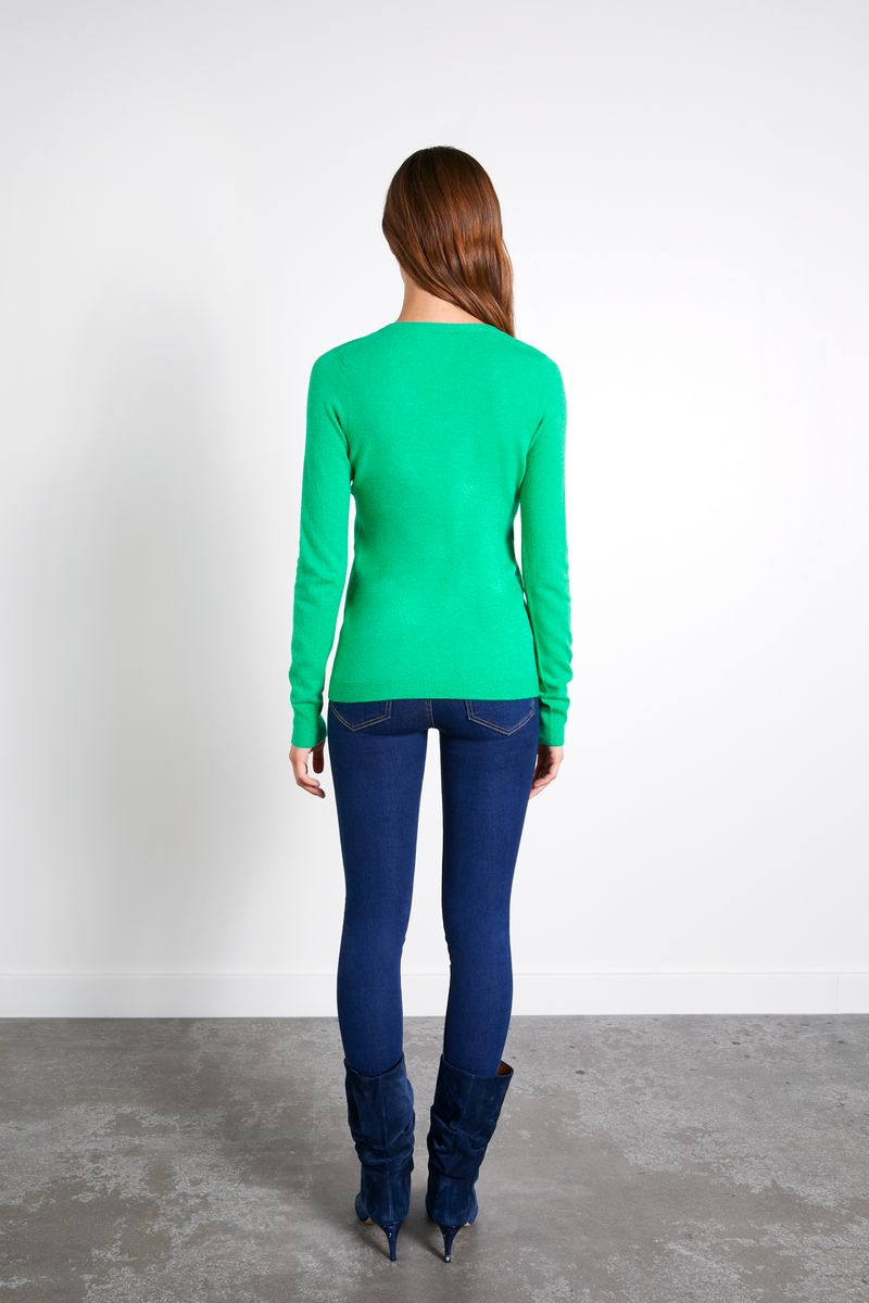 V Neck Seamless Knitwear Sweater | Porterist