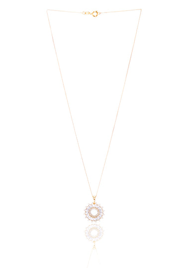 Diamond Flower Necklace | Porterist