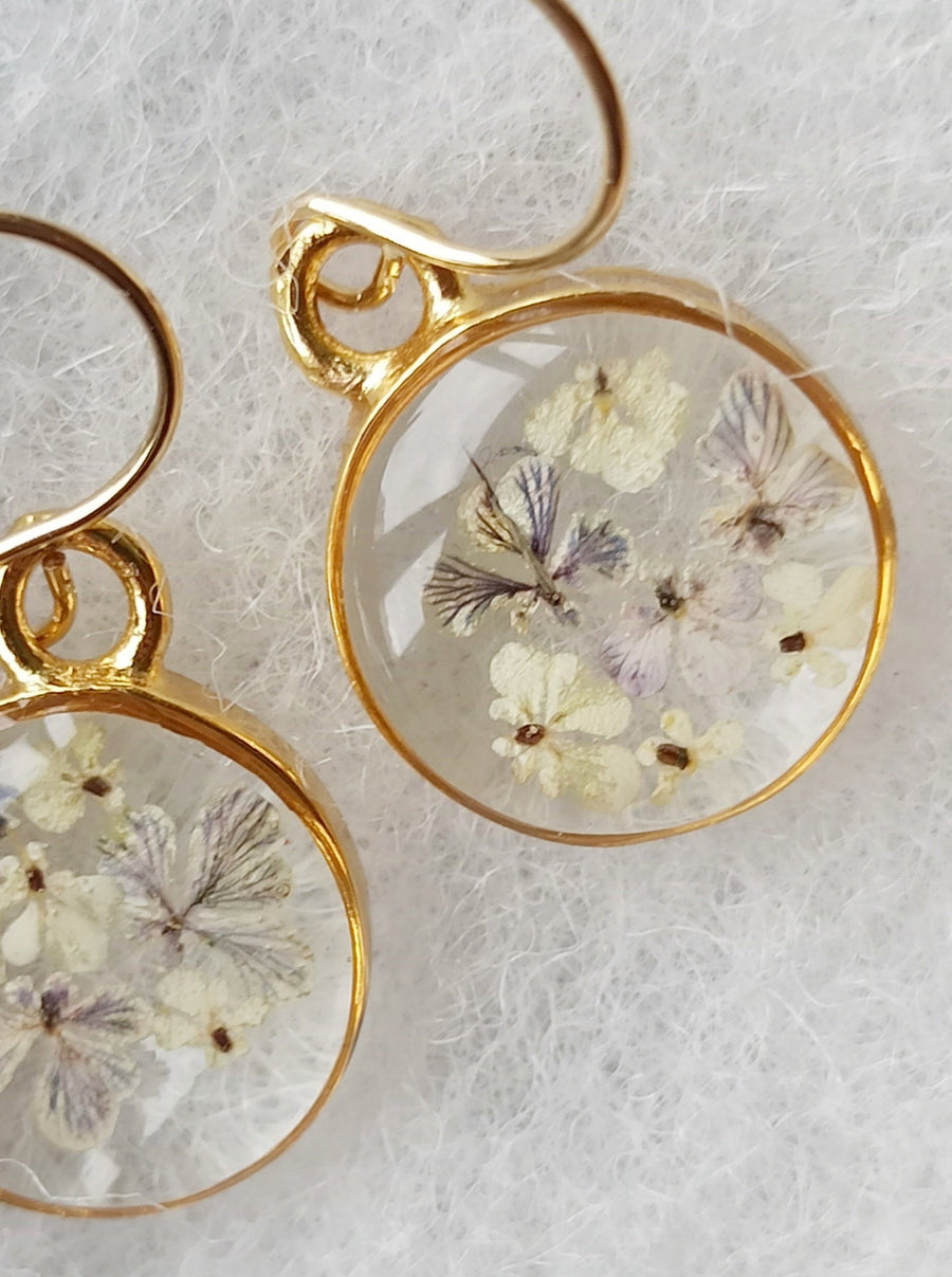 Muted Violet | Circle Earrings Porterist