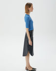 Indigo Crop Top With Twilling | Porterist