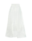 Lace Detailed Organza Ecru Skirt | Porterist