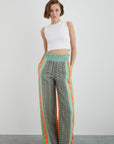 Patterned Trousers With Waist Detail | Porterist