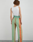 Patterned Trousers With Waist Detail | Porterist