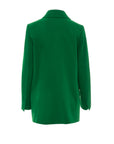 Gold Button Detailed Long Sleeve Green Jacket | Porterist